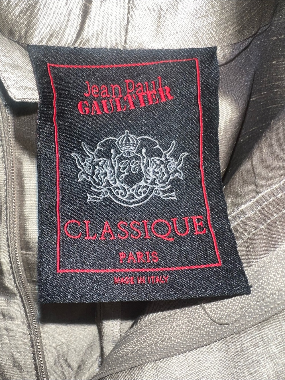 Jean Paul Gaultier Metallic Silk Pantsuit-LIKE NEW - Picture 2 of 12